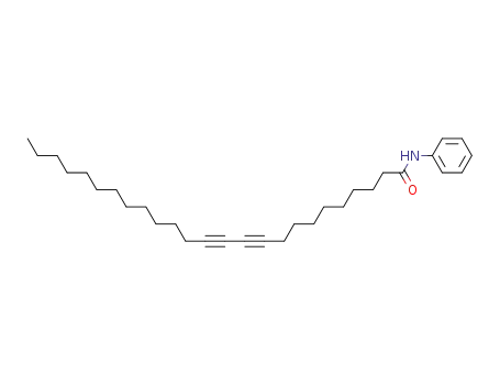 Molecular Structure of 128424-24-8 (10,12-Pentacosadiynamide, N-phenyl-)