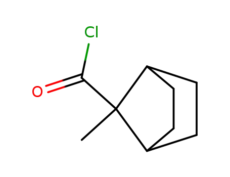 Molecular Structure of 69855-36-3 (Bicyclo[2.2.1]heptane-7-carbonyl chloride, 7-methyl- (9CI))