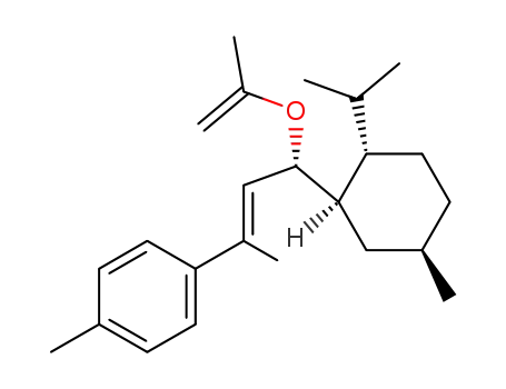 1-[(E)-(R)-3-Isopropenyloxy-3-((1R,2S,5R)-2-isopropyl-5-methyl-cyclohexyl)-1-methyl-propenyl]-4-methyl-benzene