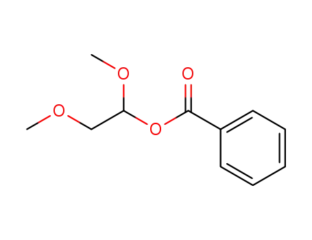 Molecular Structure of 91971-38-9 (1,2-dimethoxyethyl benzoate)