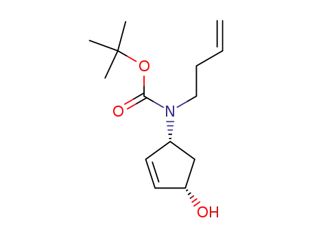 but-3-enyl-((1R,4S)-4-hydroxycyclopent-2-enyl)carbamic acid tert-butyl ester