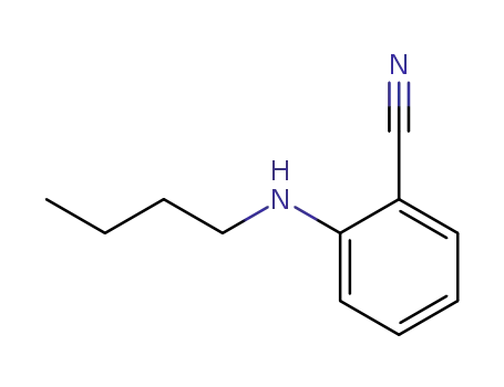 Molecular Structure of 5589-61-7 (2-(butylamino)benzonitrile)