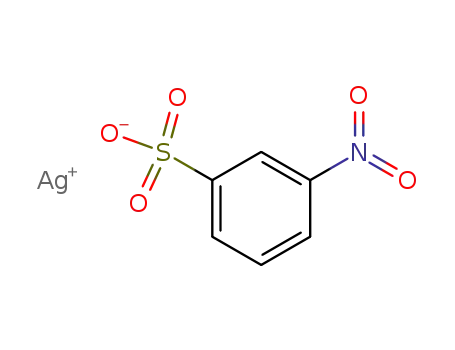 Molecular Structure of 55735-60-9 (Benzenesulfonic acid, 3-nitro-, silver(1+) salt)