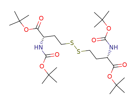 13-Oxa-6,7-dithia-2,11-diazapentadecanoic acid,
3,10-bis[(1,1-dimethylethoxy)carbonyl]-14,14-dimethyl-12-oxo-,
1,1-dimethylethyl ester, (3S,10S)-