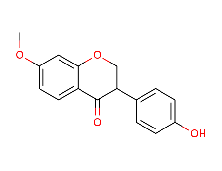Molecular Structure of 206257-38-7 (7-methoxy-3-(4-hydroxyphenyl)-2H-benzopyran-4-one)