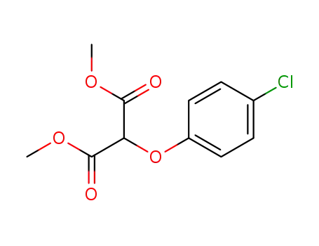 Molecular Structure of 338400-09-2 (dimethyl 2-(4-chlorophenoxy)malonate)
