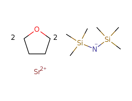 Molecular Structure of 133766-06-0 (bis(tetrahydrofuran)strontium di(bis(trimethylsilyl)amide))