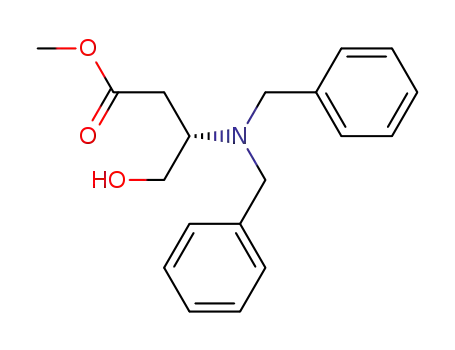 (S)-3-N,N-dibenzylamino-4-hydroxybutanoic acid methyl ester