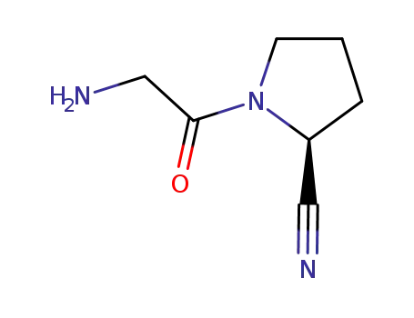 Molecular Structure of 914070-99-8 ((S)-1-(2-aminoacetyl)pyrrolidine-2-carbonitrile)
