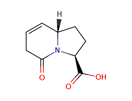 3-Indolizinecarboxylicacid,1,2,3,5,6,8a-hexahydro-5-oxo-,(3S,8aS)-(9CI)