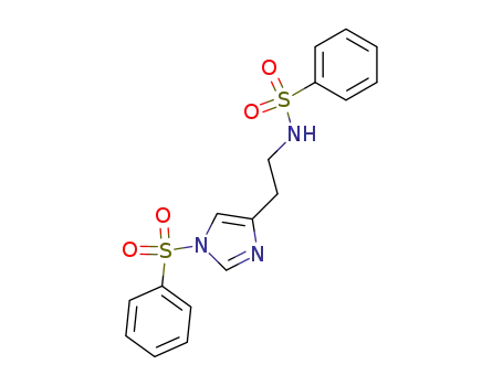 Benzenesulfonamide, N-[2-[1-(phenylsulfonyl)-1H-imidazol-4-yl]ethyl]-