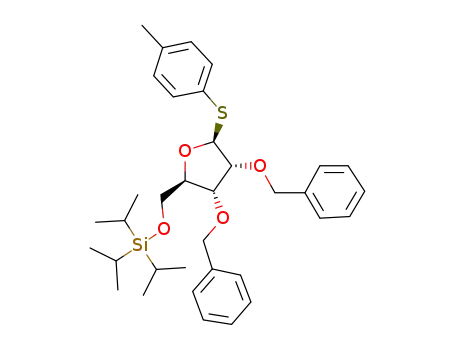 p-tolyl 2,3-di-O-benzyl-1-thio-5-O-triisopropylsilyl-β-D-ribofuranoside