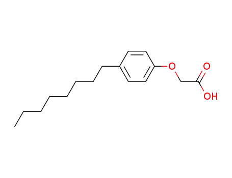 Molecular Structure of 15234-85-2 (4-OCTYLPHENOXY-ACETIC ACID)