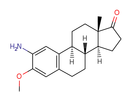 Molecular Structure of 13010-22-5 (2-Amino-3-methoxy-17-oxoestra-1,3,5<sup>(10)</sup>-triene)