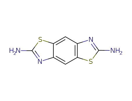 Molecular Structure of 16162-28-0 (Benzo[1,2-d:4,5-d]bisthiazole-2,6-diamine (9CI))