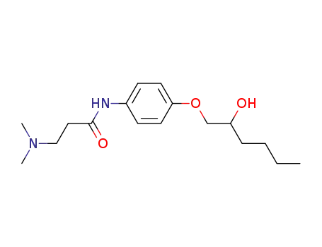 Propanamide, 3-(dimethylamino)-N-[4-[(2-hydroxyhexyl)oxy]phenyl]-