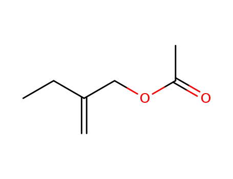 Molecular Structure of 55670-09-2 (Acetic acid 2-ethylallyl ester)