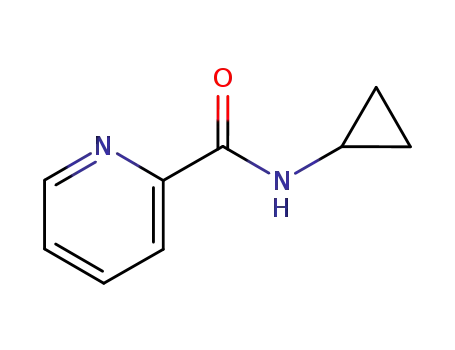 Molecular Structure of 25926-68-5 (2-Pyridinecarboxamide,N-cyclopropyl-(9CI))