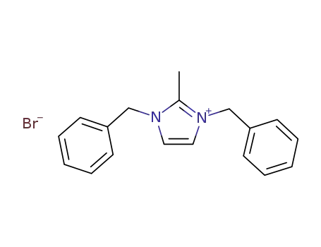 1H-Imidazolium, 2-methyl-1,3-bis(phenylmethyl)-, bromide