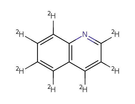 Molecular Structure of 34071-94-8 (QUINOLINE (D7))