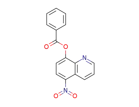 Molecular Structure of 4903-68-8 (8-Quinolinol, 5-nitro-, benzoate (ester))