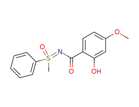 N-[2-hydroxy-4-methoxybenzoyl]-S-methyl-S-phenylsulfoximine