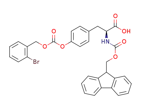 N-Fmoc-O-(2-bromobenzyloxycarbonyl)-L-tyrosine                                                                                                                                                          