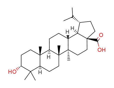 Molecular Structure of 38736-78-6 (3α-20,29-dihydrobetulunic acid)