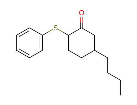 2-phenylthio-5-butylcyclohexanone