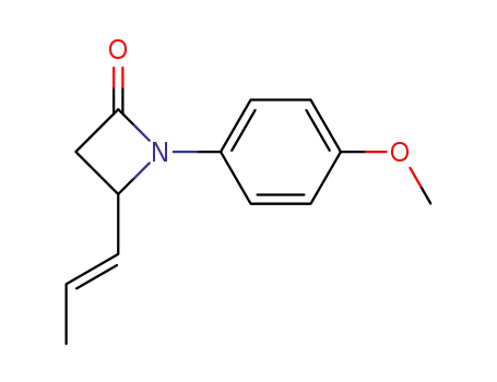 (R*,E)-1-(4-methoxyphenyl)-4-(prop-1-en-1-yl)azetidin-2-one