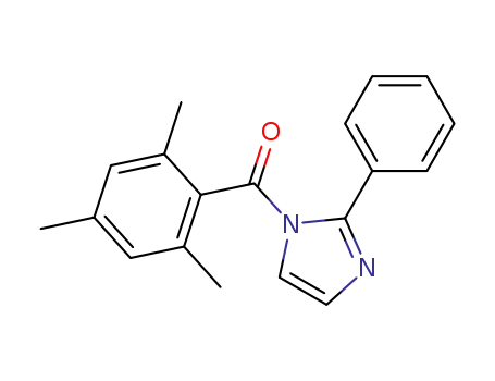Molecular Structure of 93951-24-7 (2-phenyl-1-(2,4,6-trimethylbenzoyl)-1H-imidazole)