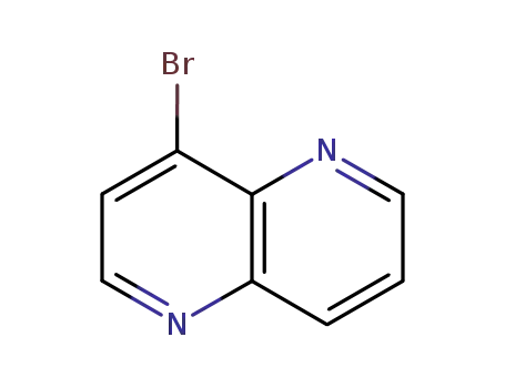 Molecular Structure of 90001-34-6 (4-Bromo-1,5-naphthyridine)