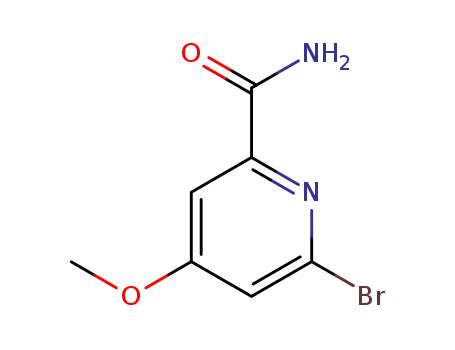 Molecular Structure of 2241400-93-9 (6-bromo-4-methoxypyridine-2-carboxamide)