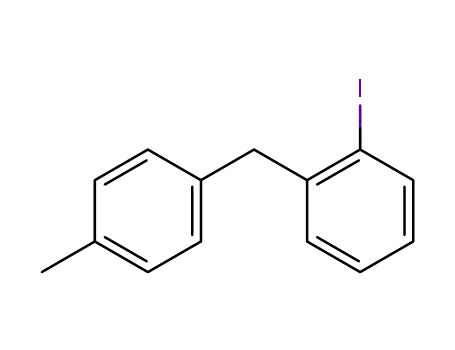 Molecular Structure of 264278-24-2 (1-iodo-2-(4-methylbenzyl)benzene)