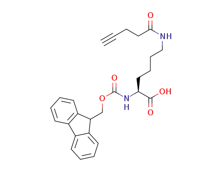 N<SUP>2</SUP>-(((9H-fluoren-9-yl)methoxy)carbonyl)-N<SUP>6</SUP>-(pent-4-ynoyl)-L-lysine