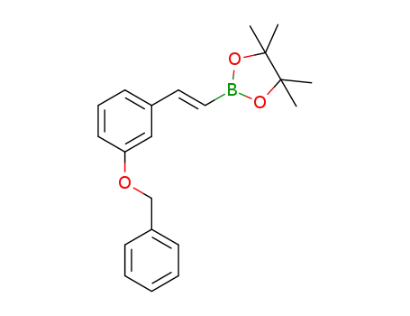 (E)-2-(3-(benzyloxy)styryl)-4,4,5,5-tetramethyl-1,3,2-dioxaborolane