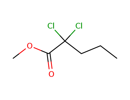 Pentanoic acid, 2,2-dichloro-, methyl ester