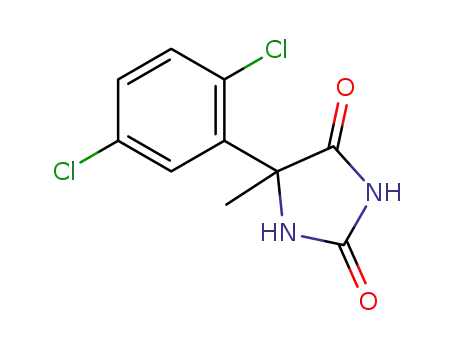 Molecular Structure of 795314-76-0 (2,4-Imidazolidinedione, 5-(2,5-dichlorophenyl)-5-methyl-)