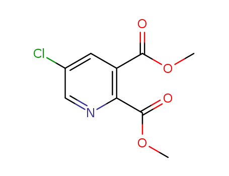 Molecular Structure of 1356109-26-6 (diMethyl 5-chloropyridine-2,3-dicarboxylate)