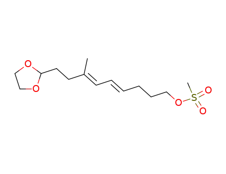 4,6-Nonadien-1-ol, 9-(1,3-dioxolan-2-yl)-7-methyl-, methanesulfonate,(4E,6E)-