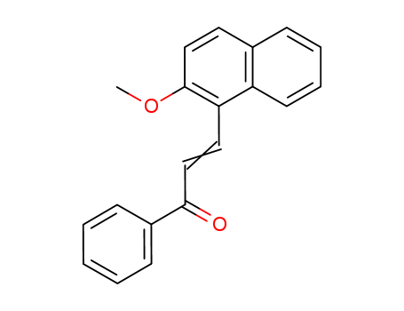 2-Propen-1-one,3-(2-methoxy-1-naphthalenyl)-1-phenyl- cas  5460-77-5