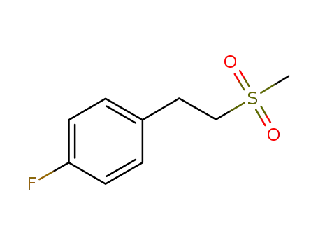 Molecular Structure of 28246-65-3 (1-fluoro-4-(2-(methylsulfonyl)ethyl)benzene)