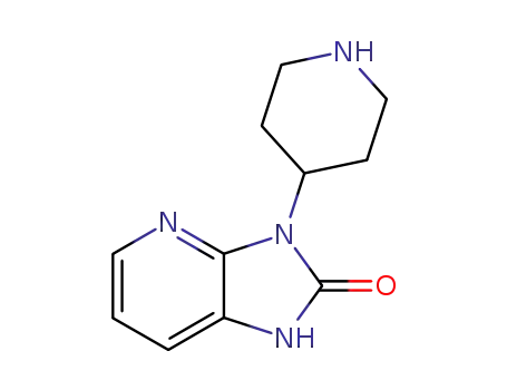 Molecular Structure of 107618-03-1 (3-PIPERIDIN-4-YL-1,3-DIHYDRO-IMIDAZO[4,5-B]PYRIDIN-2-ONE)