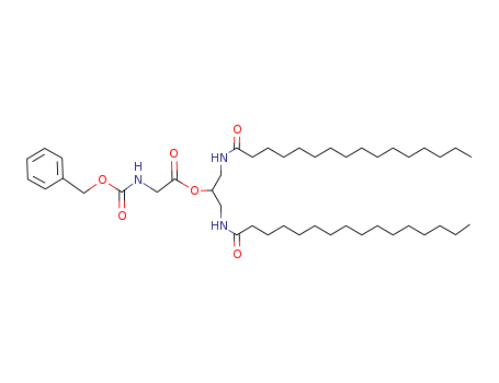 1,3-BIS(HEXADECANOYLAMINO)PROPAN-2-YL 2-PHENYLMETHOXYCARBONYLAMINOACET ATECAS