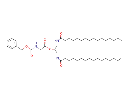 Glycine, N-((phenylmethoxy)carbonyl)-, 2-((1-oxohexadecyl)amino)-1-(((1-oxohexadecyl)amino)methyl)ethyl ester