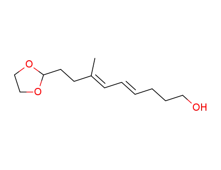 4,6-Nonadien-1-ol, 9-(1,3-dioxolan-2-yl)-7-methyl-, (4E,6E)-