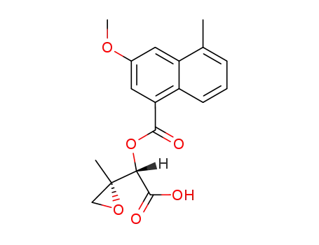 (2S,3S)-3,4-epoxy-2-(3-methoxy-5-methyl-1-naphthoyloxy)-3-methylbutanoic acid