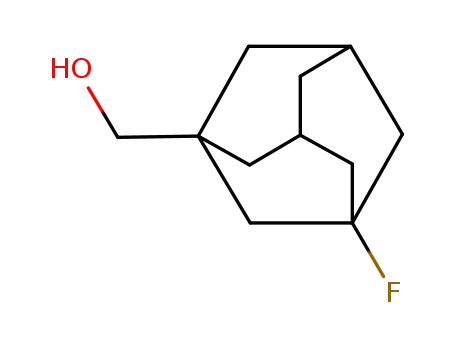 Molecular Structure of 106094-47-7 (3-Fluoro-adaMantan-1-Methanol)