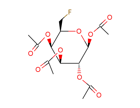 1,2,3,4-tetra-O-acetyl-6-deoxy-6-fluoro-β-D-galactopyranose