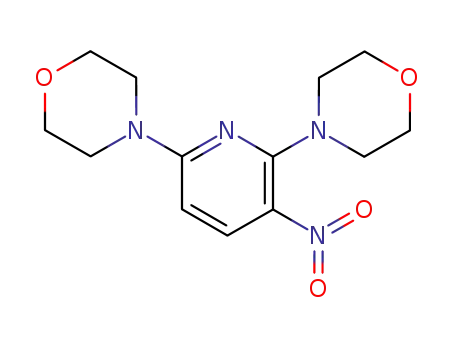 4-(6-MORPHOLINO-3-NITRO-2-피리딜)모폴린